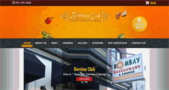 Desktop Screenshot of bombayclubri.com